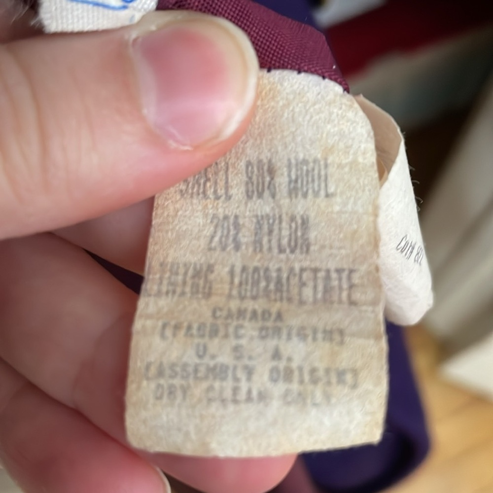 Women's Purple Coat - Picture 5 of 5